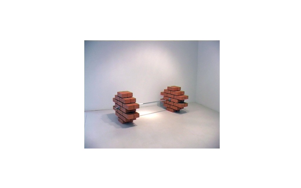 Coco / Bricks, stainless steel barrel, 2010.