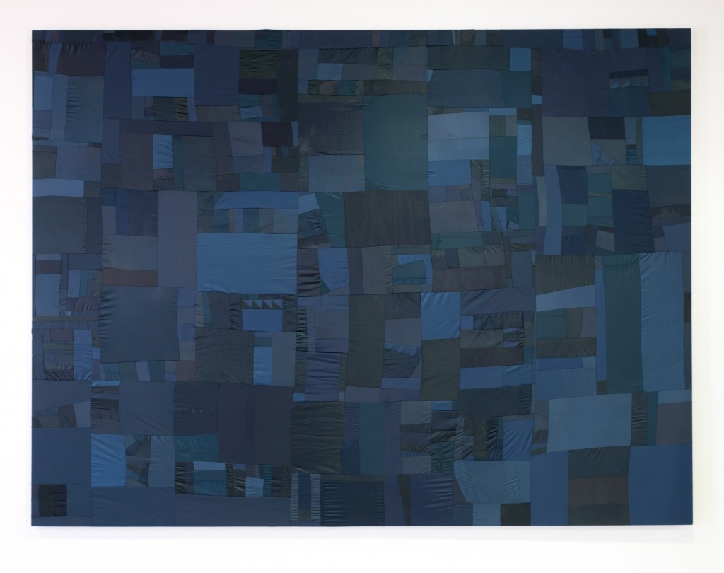 Men down / 300 cm X 400 cm 2015 / Textile Collage